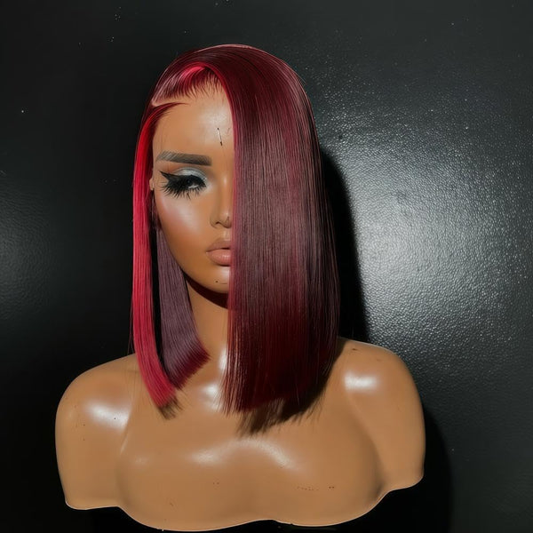 Glamorous Red Bob Wig