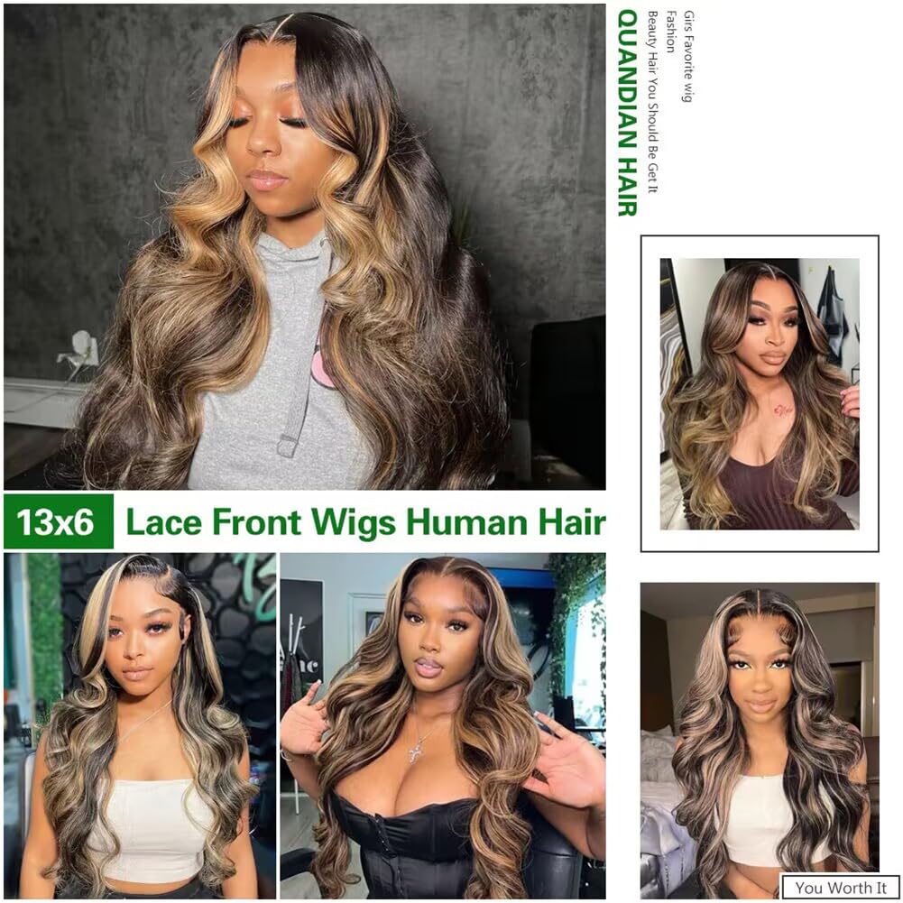 Glamorous Balayage Lace Front Wig