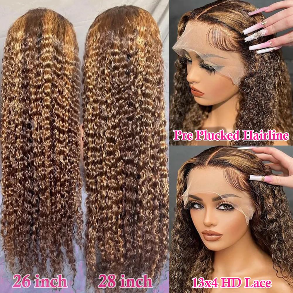 Glamorous Honey Blonde Lace Wig
