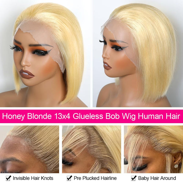 Stylish Blonde Bob Wig