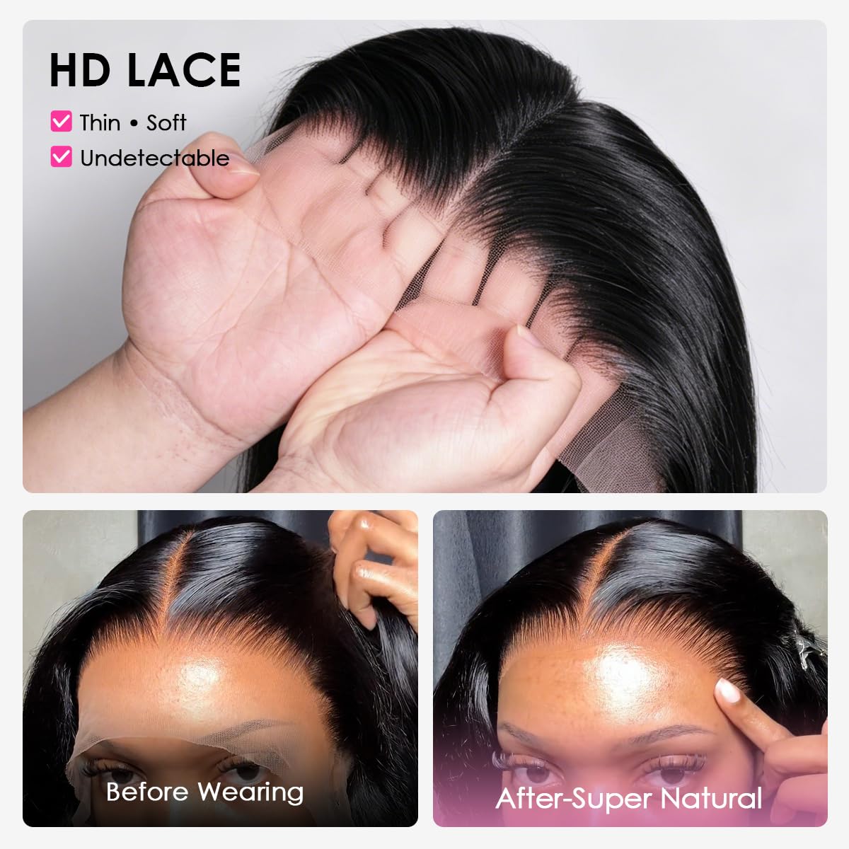 Glamorous HD Lace Front Wig