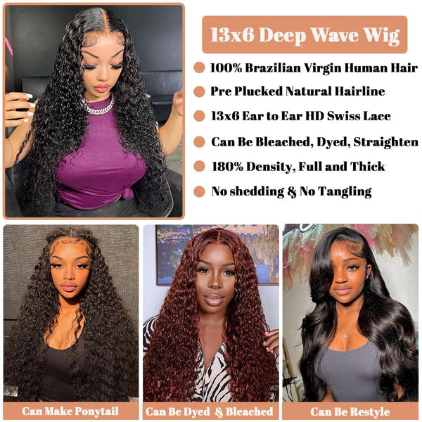 Glamorous Deep Wave Lace Wig