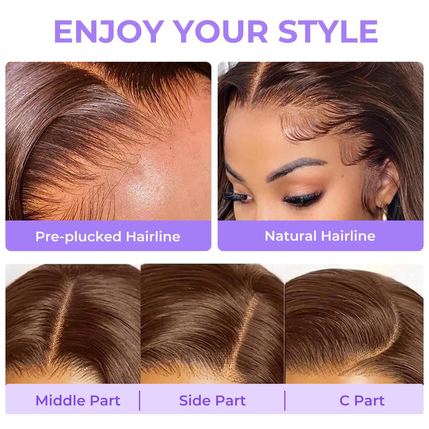 Elegant Waves Chocolate Wig