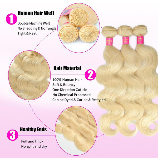Luxurious Blonde Hair Extensions