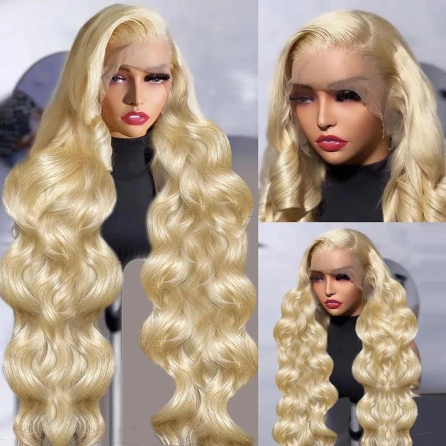 Luxurious Blonde Lace Front Wig