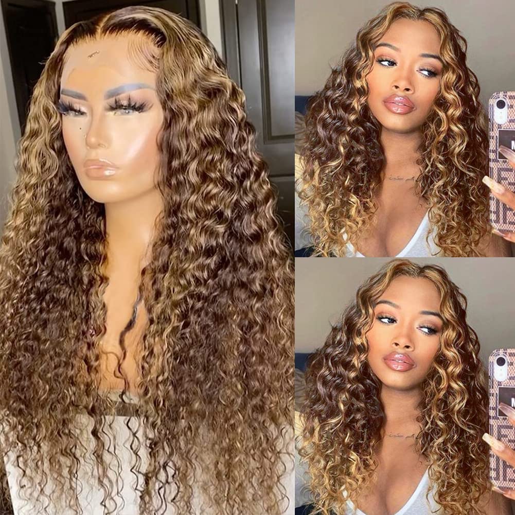 Glamorous Honey Blonde Lace Wig