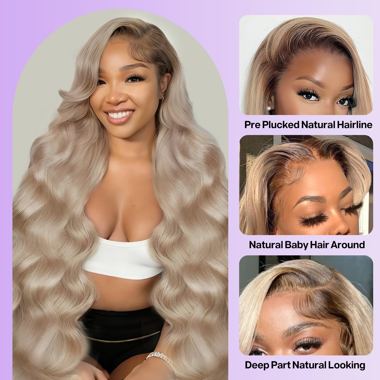 Glamorous Ombre Wavy Wig