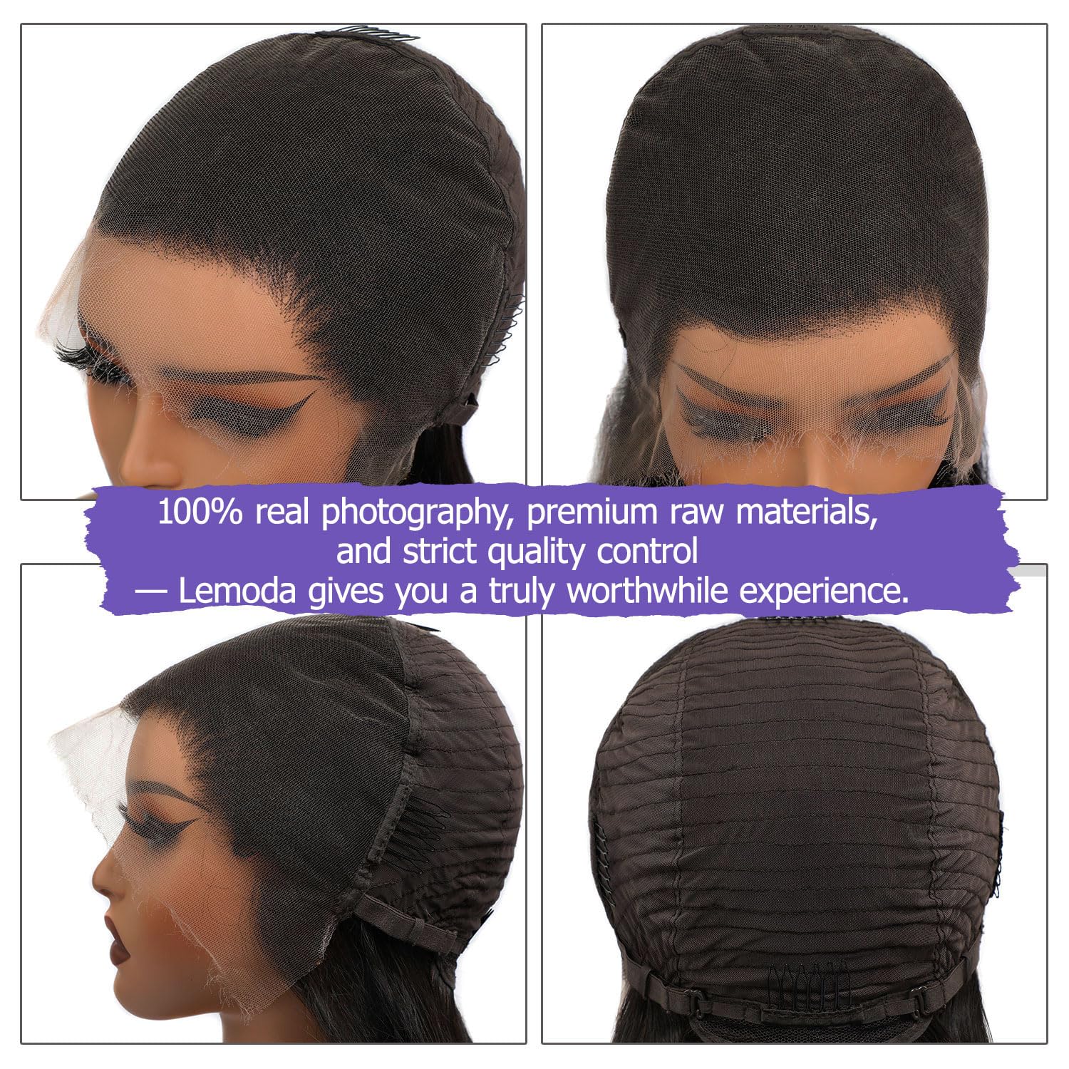Lemoda Invisible Front Wig