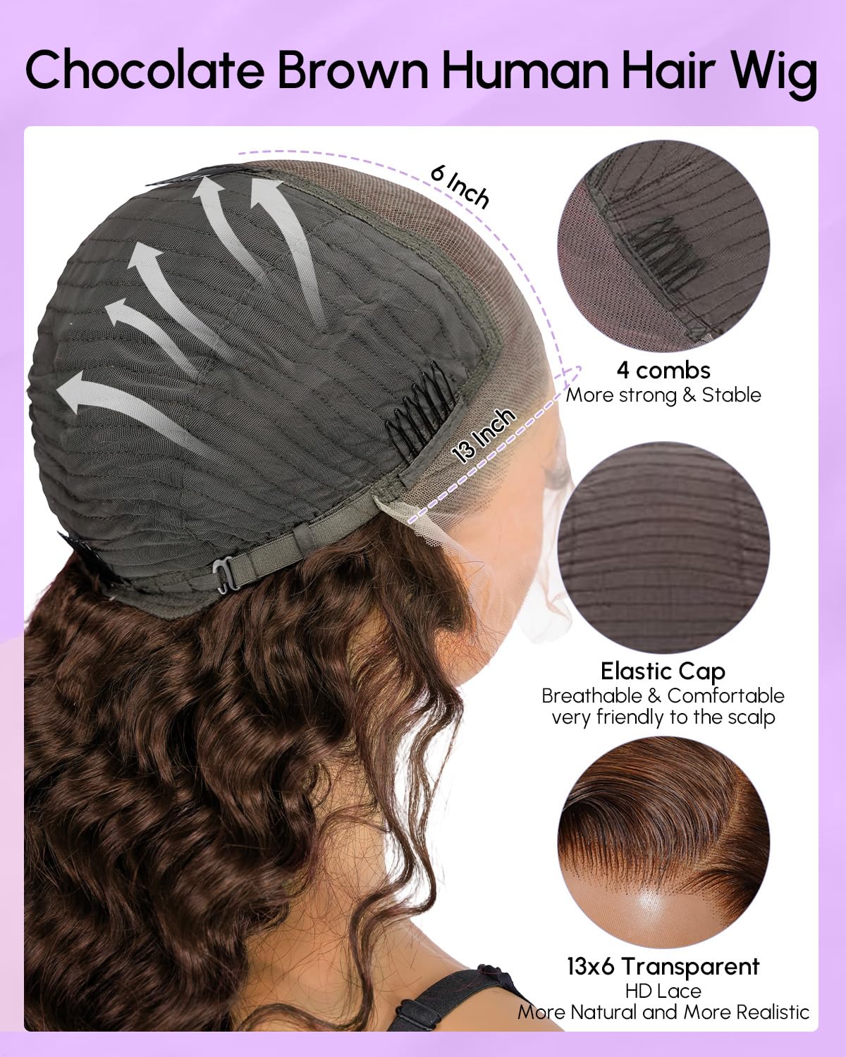 Luxurious Deep Wave Lace Wig