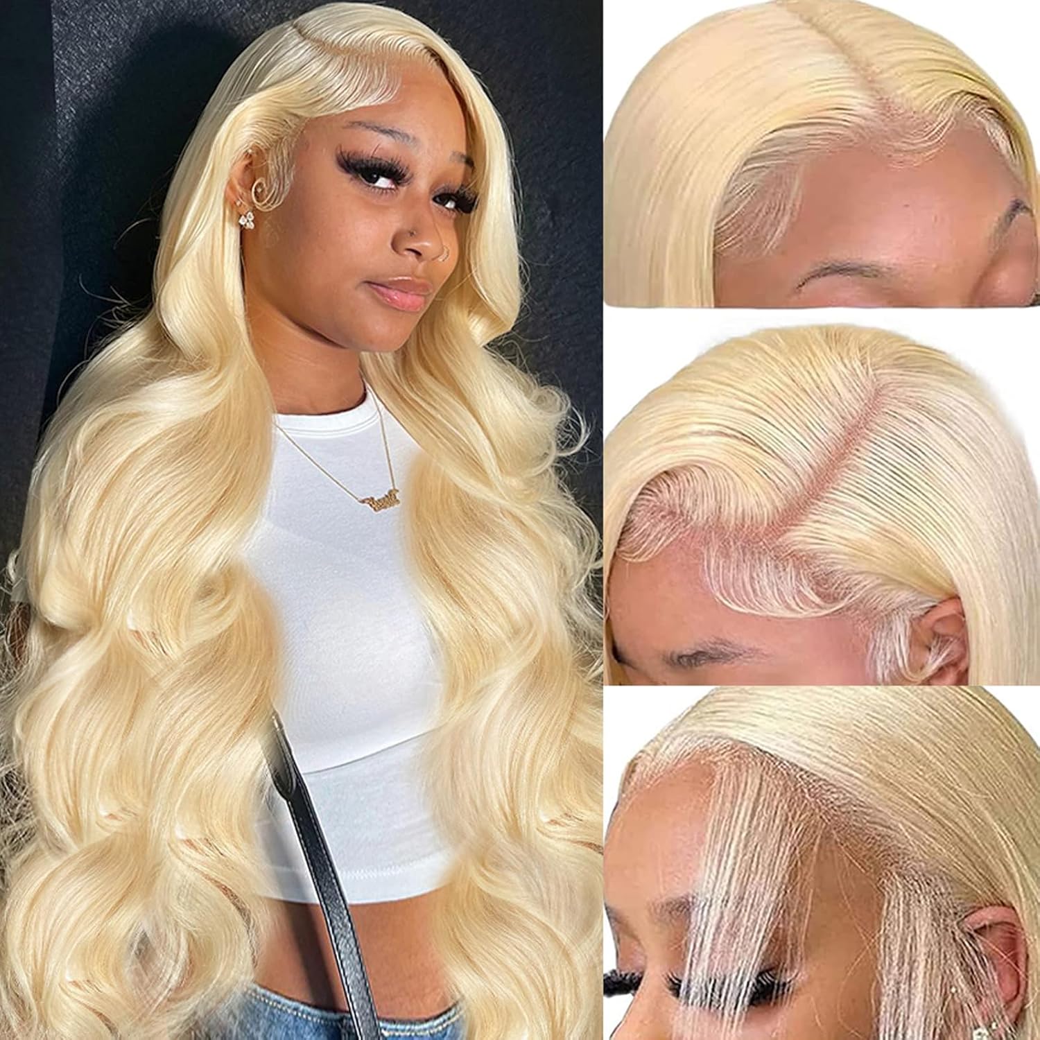 Luxurious Blonde Lace Front Wig