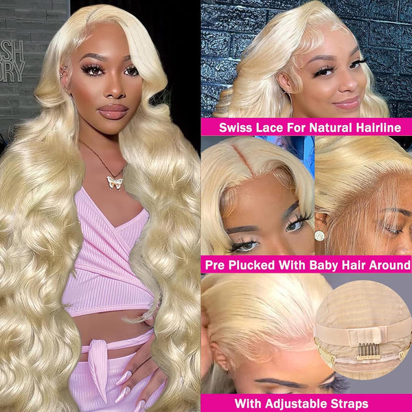 Luxurious Blonde Lace Front Wig