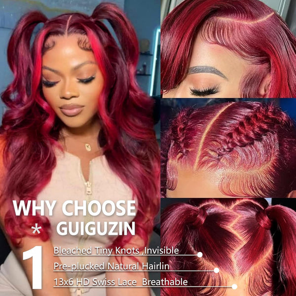 Gorgeous Burgundy Wave Wig