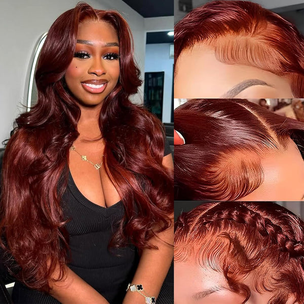 Auburn Glam Lace Front Wig