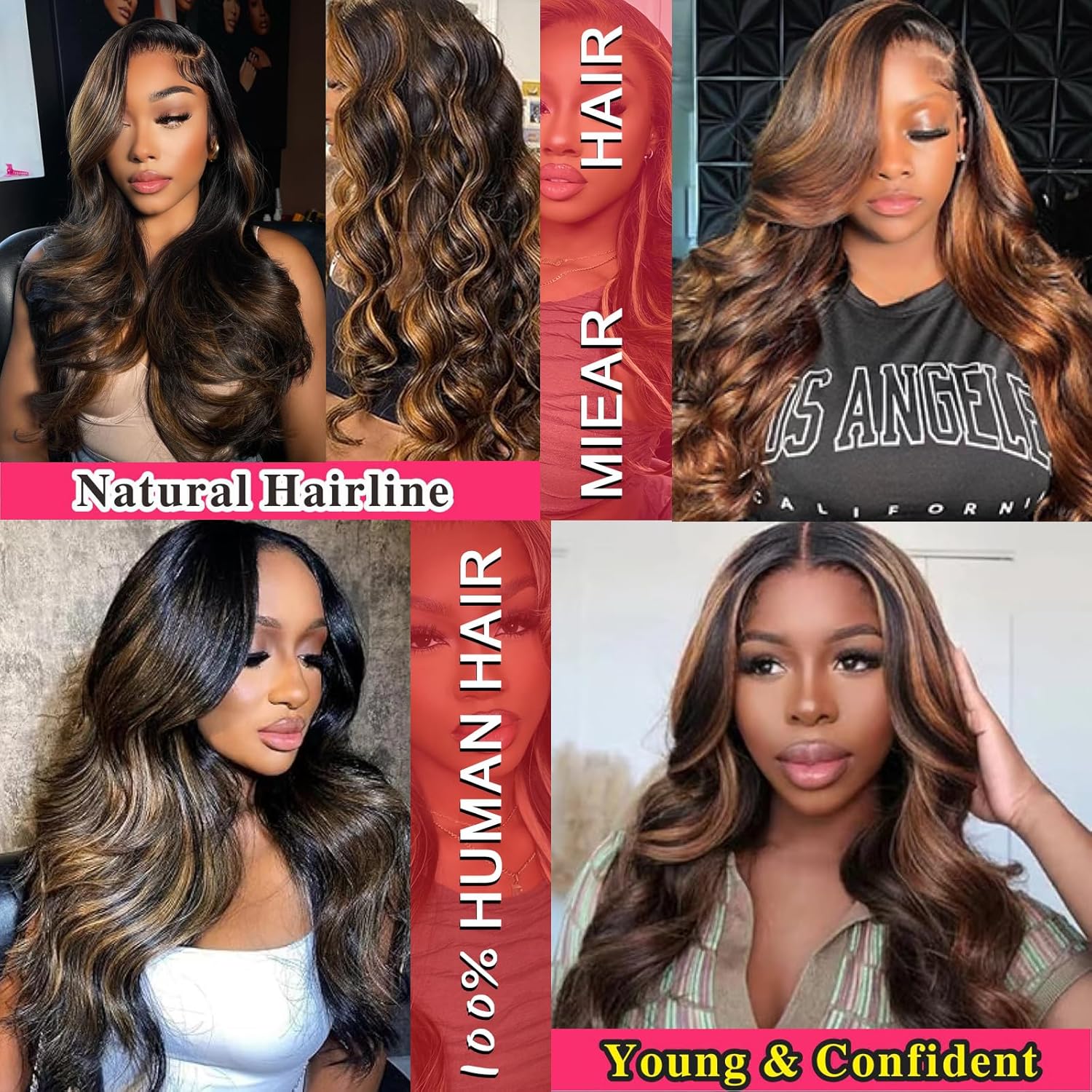 Glamorous Ombre Lace Wig