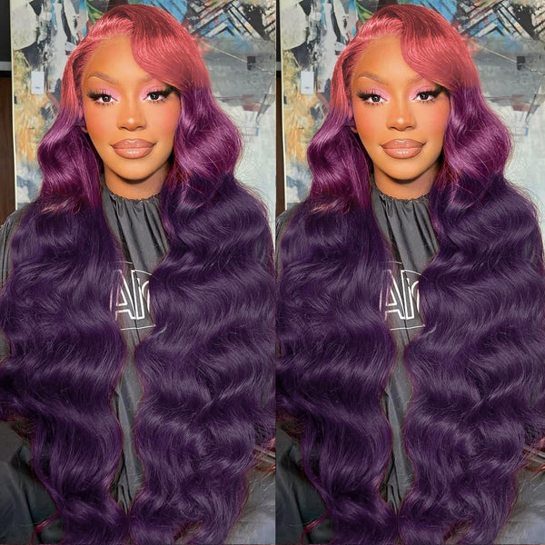 Pink Ombre Lace Front Wig