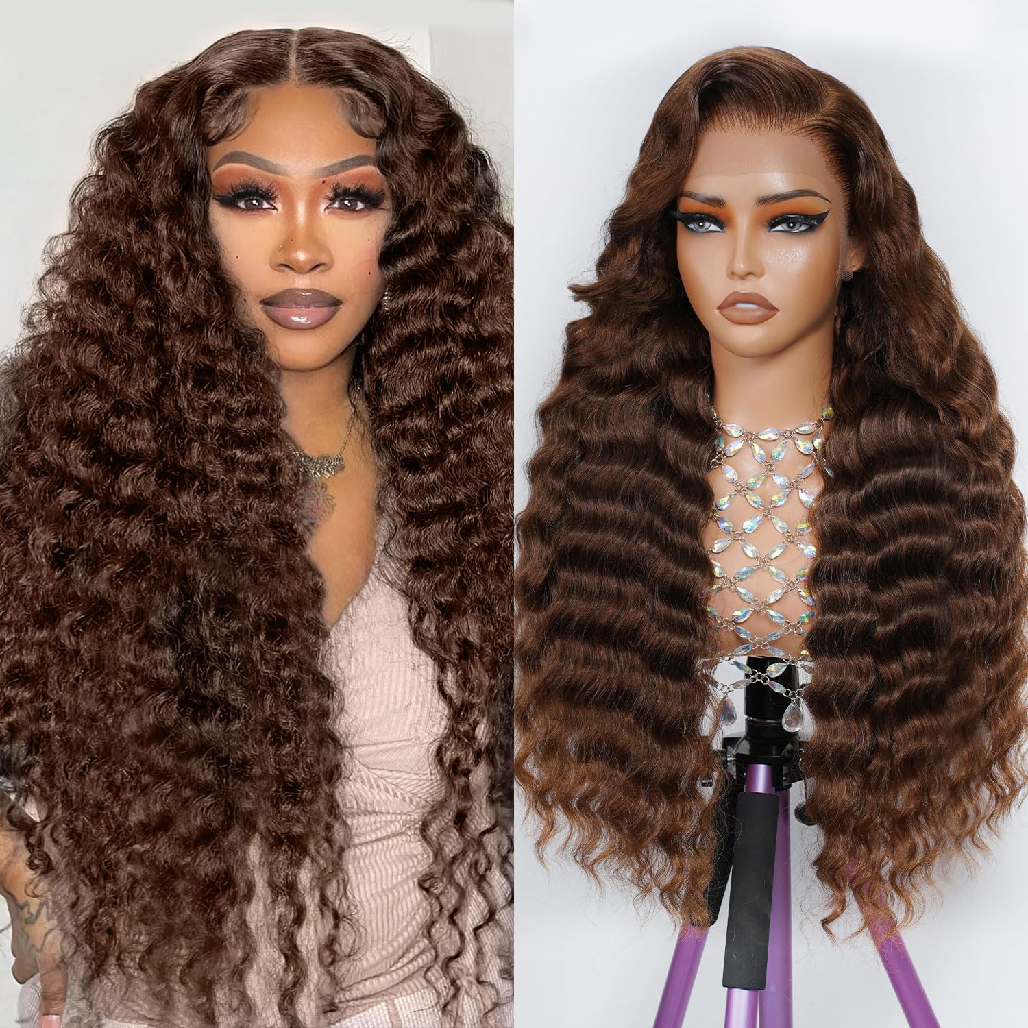 Luxurious Deep Wave Lace Wig