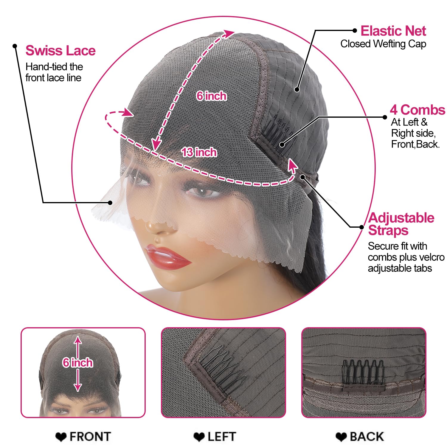 Luxurious Straight HD Lace Wig